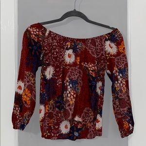 Off shoulder blouse